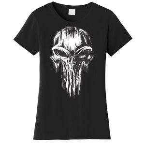 Military Grunge Skull Women's T-Shirt