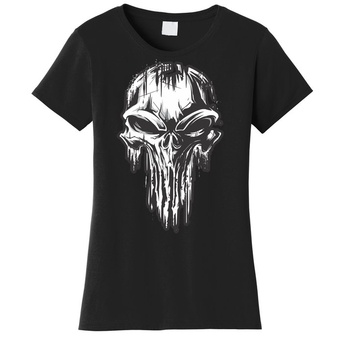 Military Grunge Skull Women's T-Shirt