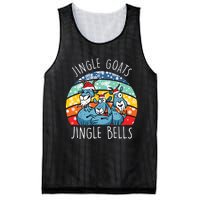 Merry Goatmas Santa Animal Farmer Farming Christmas Goat Mesh Reversible Basketball Jersey Tank