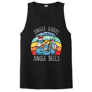 Merry Goatmas Santa Animal Farmer Farming Christmas Goat PosiCharge Competitor Tank