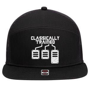 Manual gear shift Stick shift Manual transmission Manual 7 Panel Mesh Trucker Snapback Hat