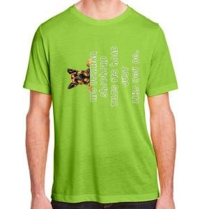 My German Shepherd Tilts His Head German Shepherd Gifts Adult ChromaSoft Performance T-Shirt