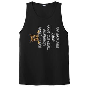 My German Shepherd Tilts His Head German Shepherd Gifts PosiCharge Competitor Tank