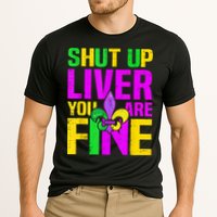 Mardi Gras Shut Up Liver You're Fine Funny Alcohol Cooling Performance Crew T-Shirt