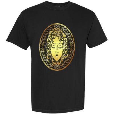 Medusa Gorgon Snake Head Greek Mythology Ancient Myth Garment-Dyed Heavyweight T-Shirt