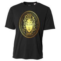 Medusa Gorgon Snake Head Greek Mythology Ancient Myth Cooling Performance Crew T-Shirt