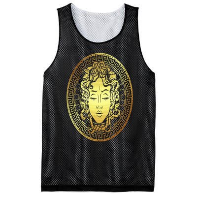 Medusa Gorgon Snake Head Greek Mythology Ancient Myth Mesh Reversible Basketball Jersey Tank