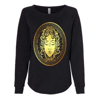 Medusa Gorgon Snake Head Greek Mythology Ancient Myth Womens California Wash Sweatshirt