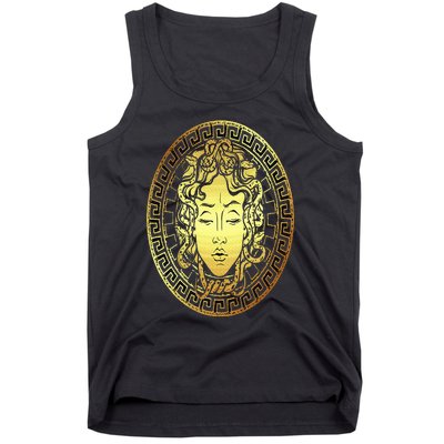 Medusa Gorgon Snake Head Greek Mythology Ancient Myth Tank Top