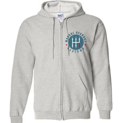 Manual Gearbox Society Full Zip Hoodie