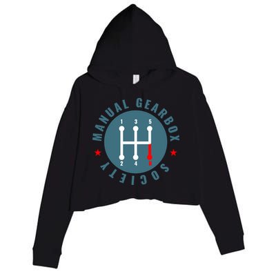 Manual Gearbox Society Crop Fleece Hoodie