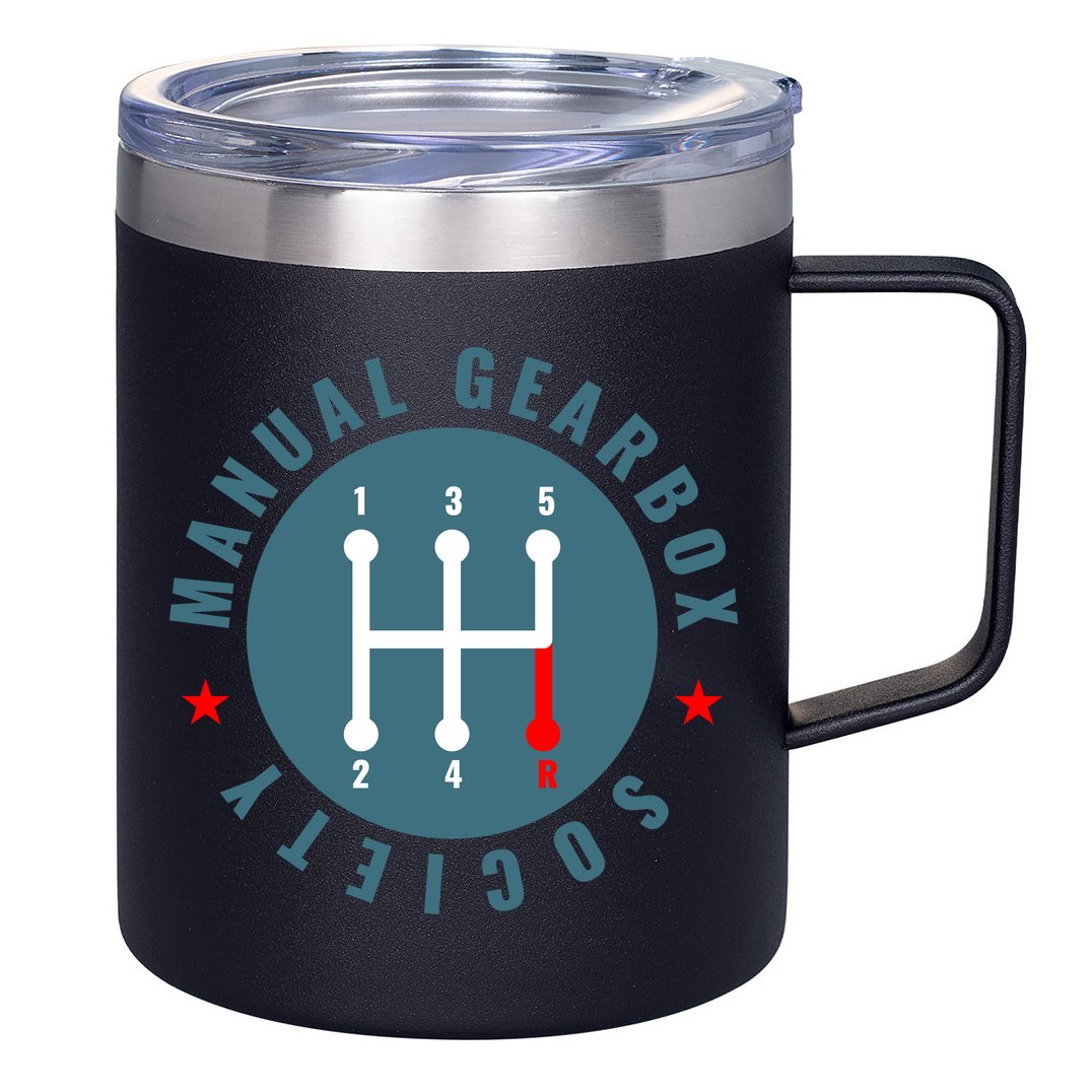Manual Gearbox Society 12oz Stainless Steel Coffee Mug
