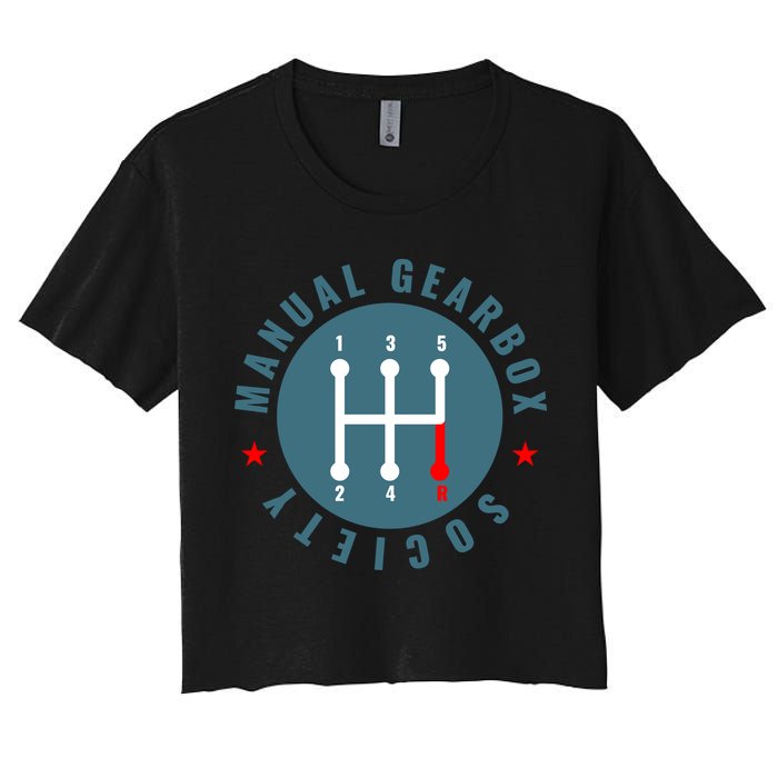 Manual Gearbox Society Women's Crop Top Tee