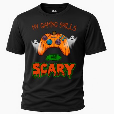 My Game Skills Are Scary Funny Gamer Halloween Performance Shirt