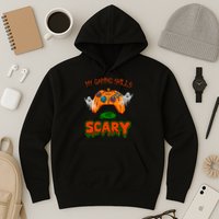 My Game Skills Are Scary Funny Gamer Halloween Hoodie