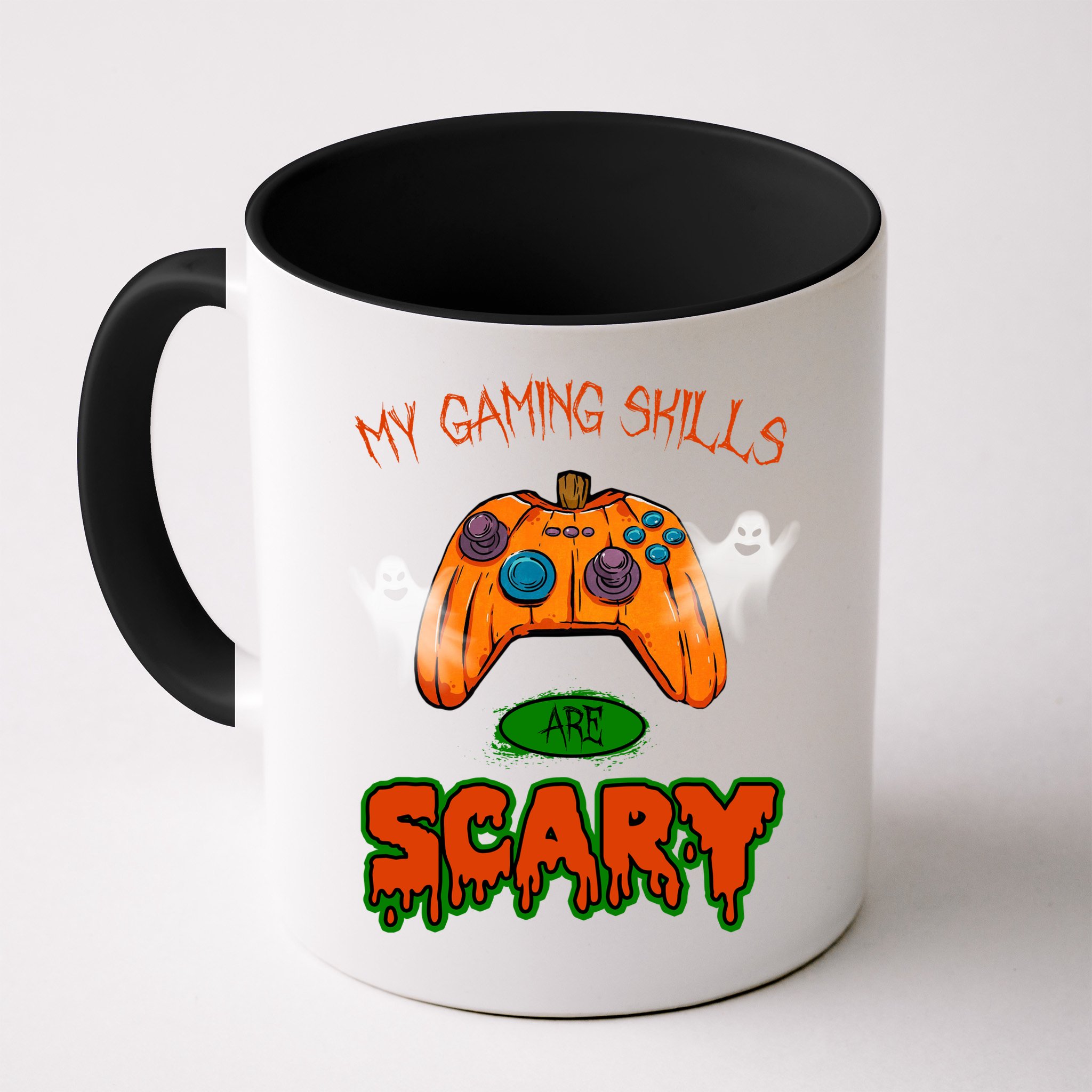 My Game Skills Are Scary Funny Gamer Halloween Mug