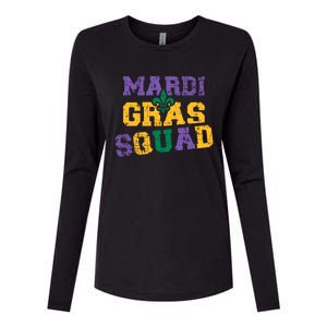 Mardi Gras Squad Great Gift Womens Cotton Relaxed Long Sleeve T-Shirt