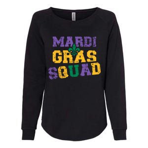 Mardi Gras Squad Great Gift Womens California Wash Sweatshirt