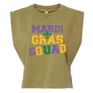 Mardi Gras Squad Great Gift Garment-Dyed Women's Muscle Tee