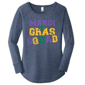 Mardi Gras Squad Great Gift Women's Perfect Tri Tunic Long Sleeve Shirt