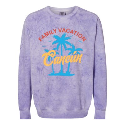 Matching Group Summer Vacation Colorblast Crewneck Sweatshirt