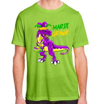 Mardi Grawr Saurus Funny Mardi Gras Party Carnival Costume Gift Adult ChromaSoft Performance T-Shirt