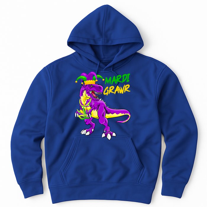 Mardi Grawr Saurus Funny Mardi Gras Party Carnival Costume Gift Hoodie