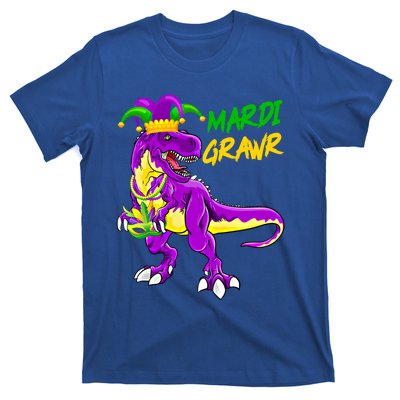 Mardi Grawr Saurus Funny Mardi Gras Party Carnival Costume Gift T-Shirt