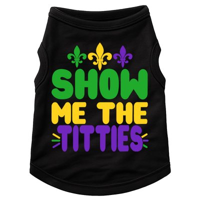 Mardi Gras Show Me The Titties Doggie Tank