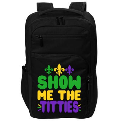 Mardi Gras Show Me The Titties Impact Tech Backpack