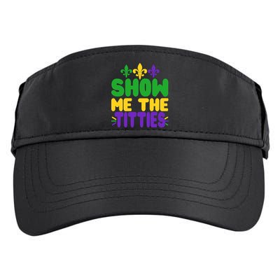Mardi Gras Show Me The Titties Adult Drive Performance Visor