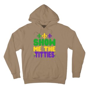 Mardi Gras Show Me The Titties Hoodie