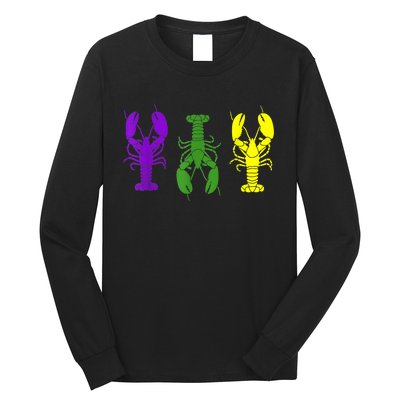 Mardi Gras Shirt, Craw Fish , Mardi Gras Outfit Long Sleeve Shirt