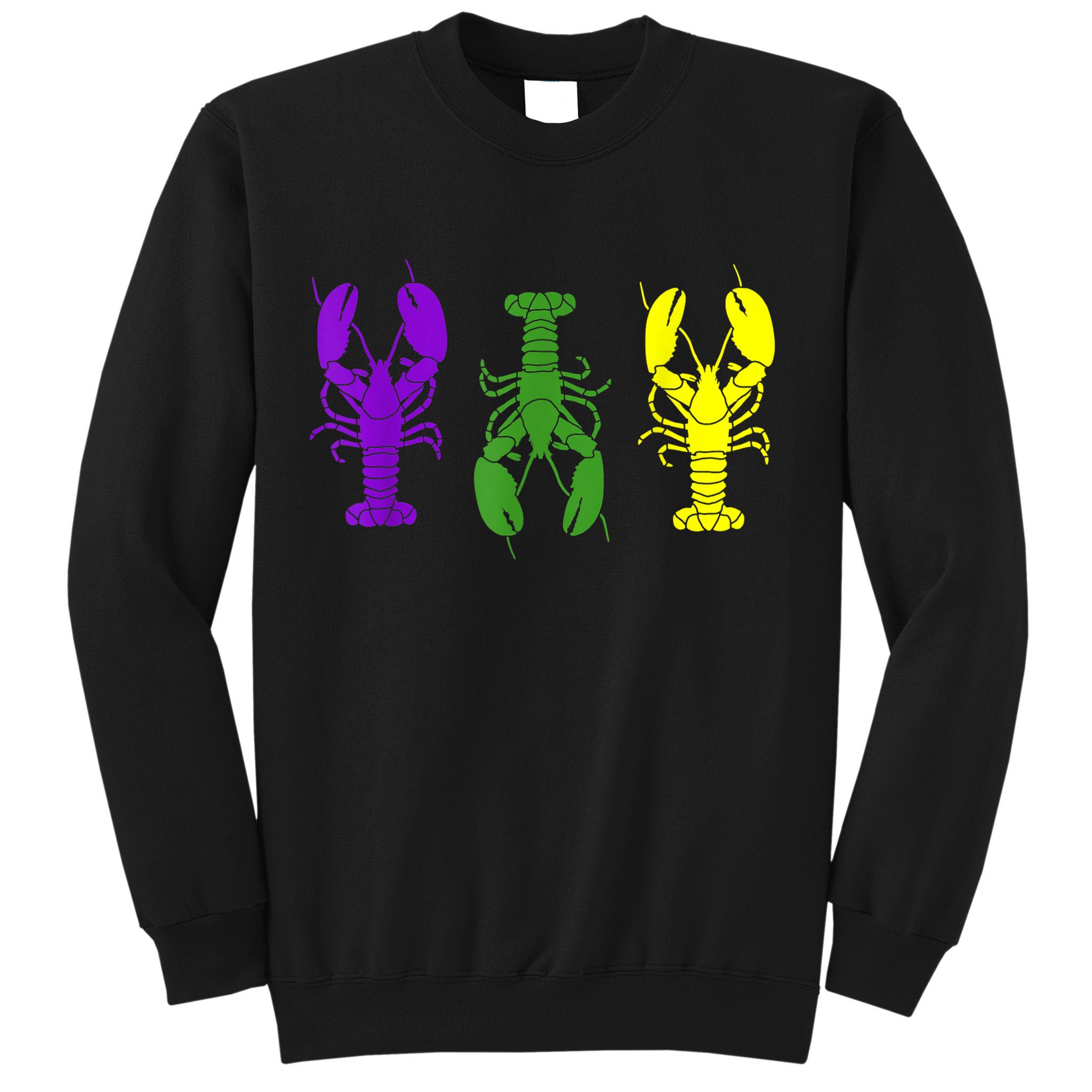 Mardi Gras Shirt, Craw Fish , Mardi Gras Outfit Sweatshirt