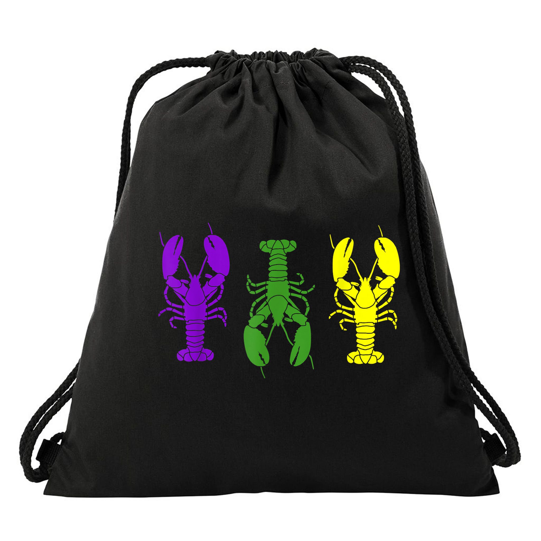 Mardi Gras Shirt, Craw Fish , Mardi Gras Outfit Drawstring Bag