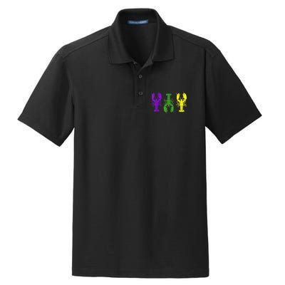 Mardi Gras Shirt, Craw Fish , Mardi Gras Outfit Dry Zone Grid Polo