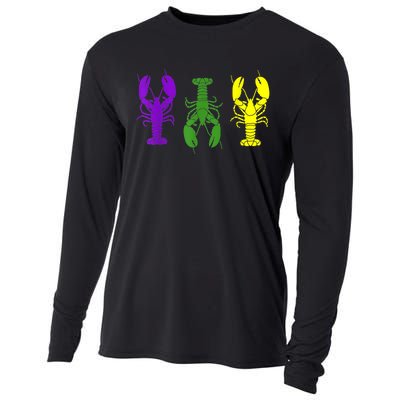 Mardi Gras Shirt, Craw Fish , Mardi Gras Outfit Cooling Performance Long Sleeve Crew