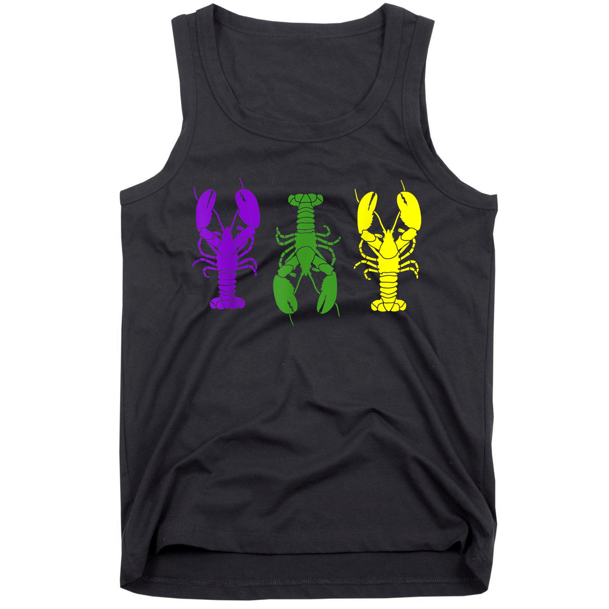 Mardi Gras Shirt, Craw Fish , Mardi Gras Outfit Tank Top
