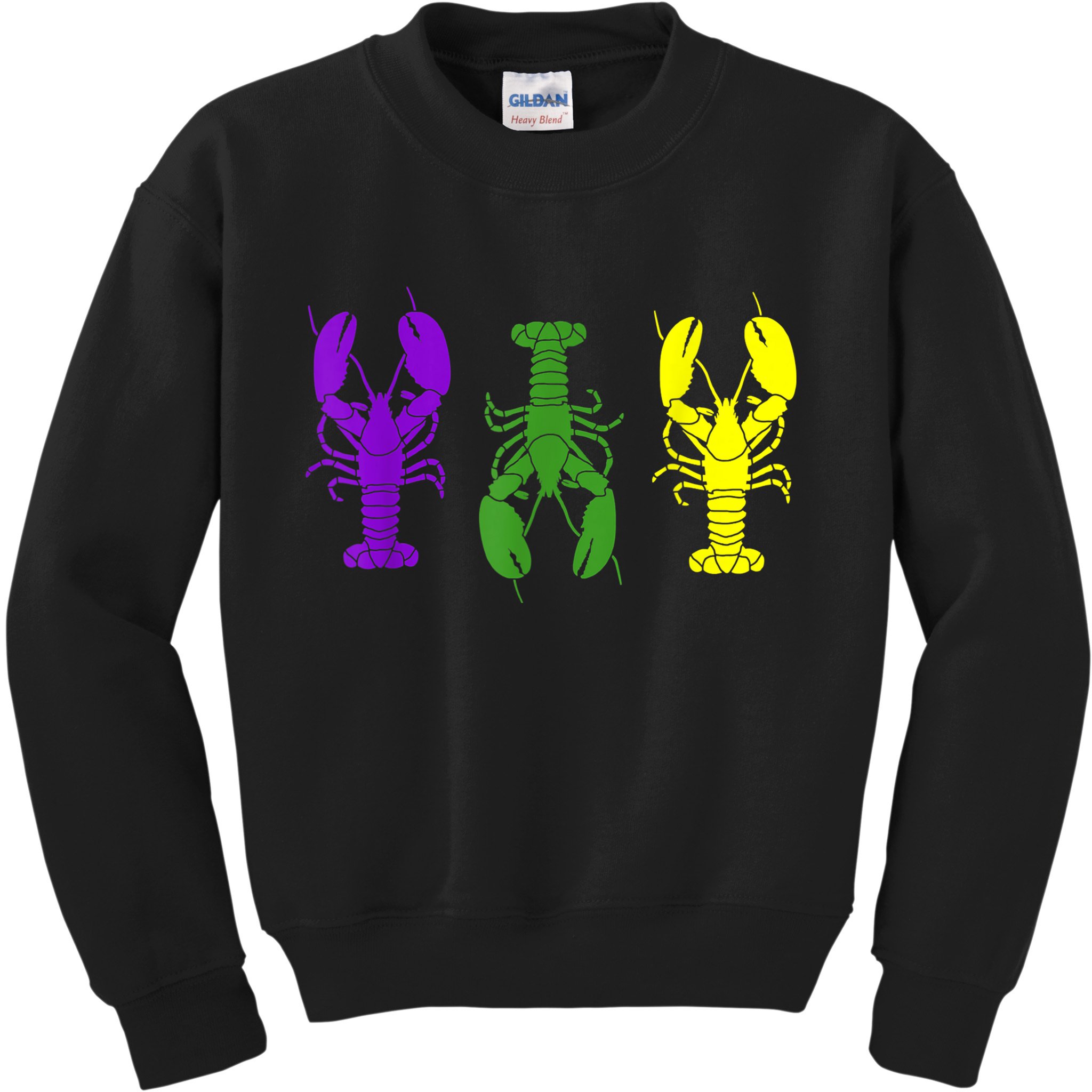 Mardi Gras Shirt, Craw Fish , Mardi Gras Outfit Kids Sweatshirt
