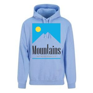 Mountains Get Some Fresh Good Air Cigarette Design Unisex Surf Hoodie