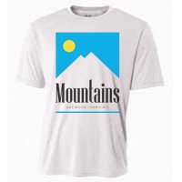 Mountains Get Some Fresh Good Air Cigarette Design Cooling Performance Crew T-Shirt