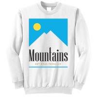 Mountains Get Some Fresh Good Air Cigarette Design Sweatshirt