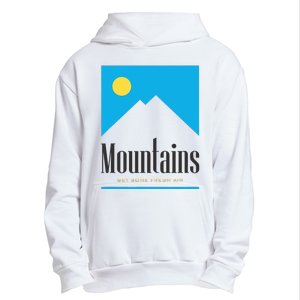 Mountains Get Some Fresh Good Air Cigarette Design Urban Pullover Hoodie