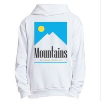 Mountains Get Some Fresh Good Air Cigarette Design Urban Pullover Hoodie