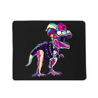 Mardi Gras Saurus Dino T Rex Mousepad