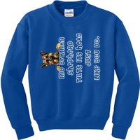 My Ger Shepherd Tilts His Head Ger Shepherd Funny Gift Meaningful Gift Kids Sweatshirt