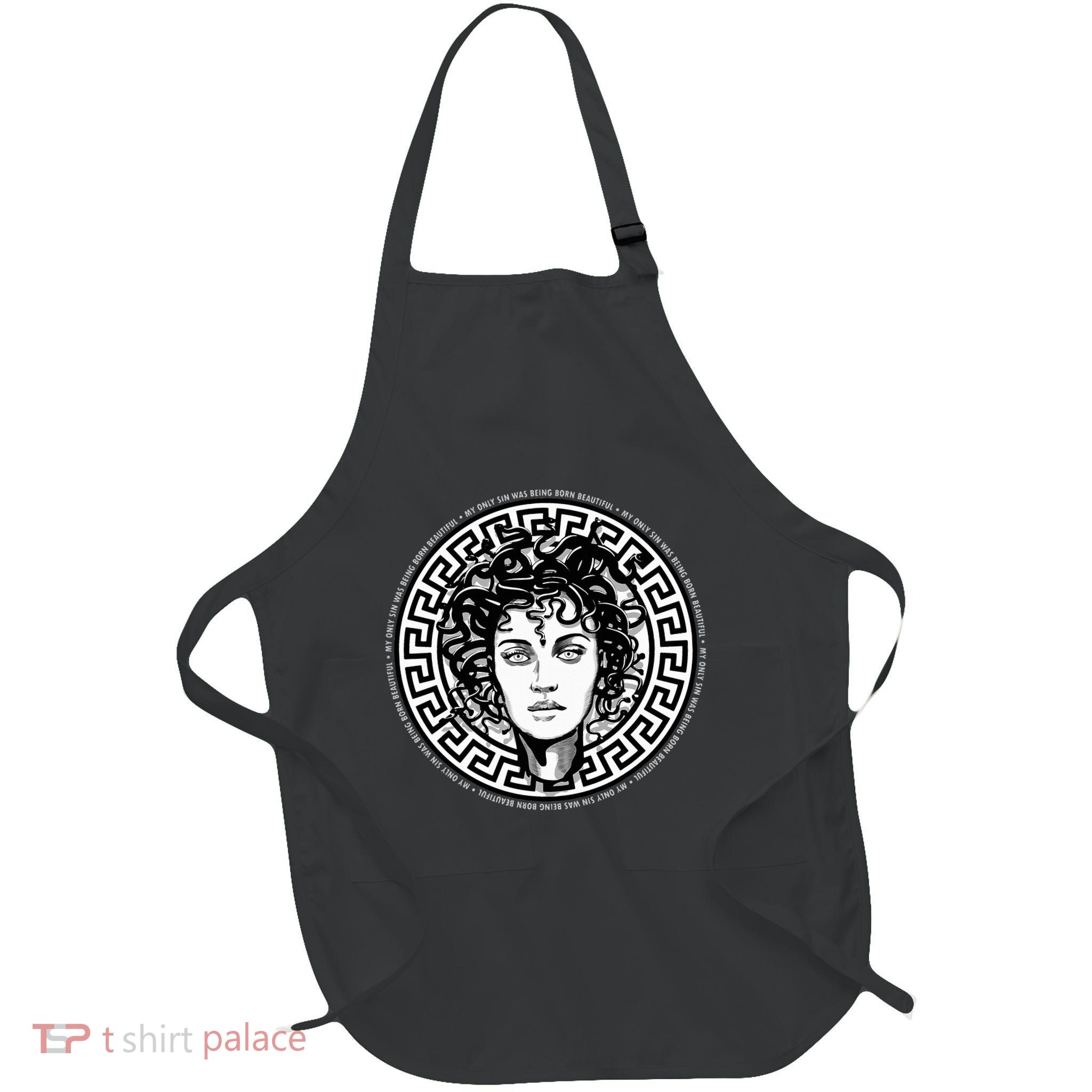 Medusa Gorgon Snake Head Greek Mythology Ancient Myth Apron
