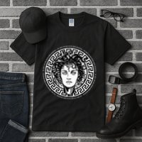 Medusa Gorgon Snake Head Greek Mythology Ancient Myth Tall T-Shirt