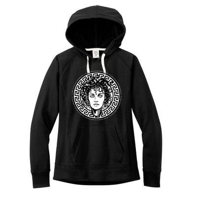 Medusa Gorgon Snake Head Greek Mythology Ancient Myth Women's Fleece Hoodie