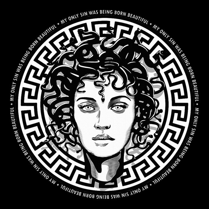 Medusa Gorgon Snake Head Greek Mythology Ancient Myth 16 in Basic Backpack
